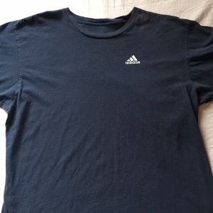 Mens dark blue adidas t-shirt
